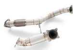 Kingman Speed® Honda Civic Type-R FK8/FL5 304SS 3" Catless Exhaust Down + Front Pipe with Heat Wrap Layer