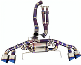 Nissan GT-R R35 3.8L VR38DETT 3" Purple Titanium Cat Back Exhaust