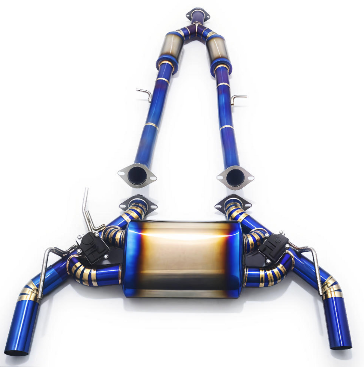 Kingman Speed® (09-20) Nissan 370Z Z34 3.7L Blue Titanium Cat-Back Exhaust