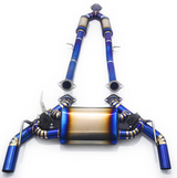 Kingman Speed® (09-20) Nissan 370Z Z34 3.7L Blue Titanium Cat-Back Exhaust