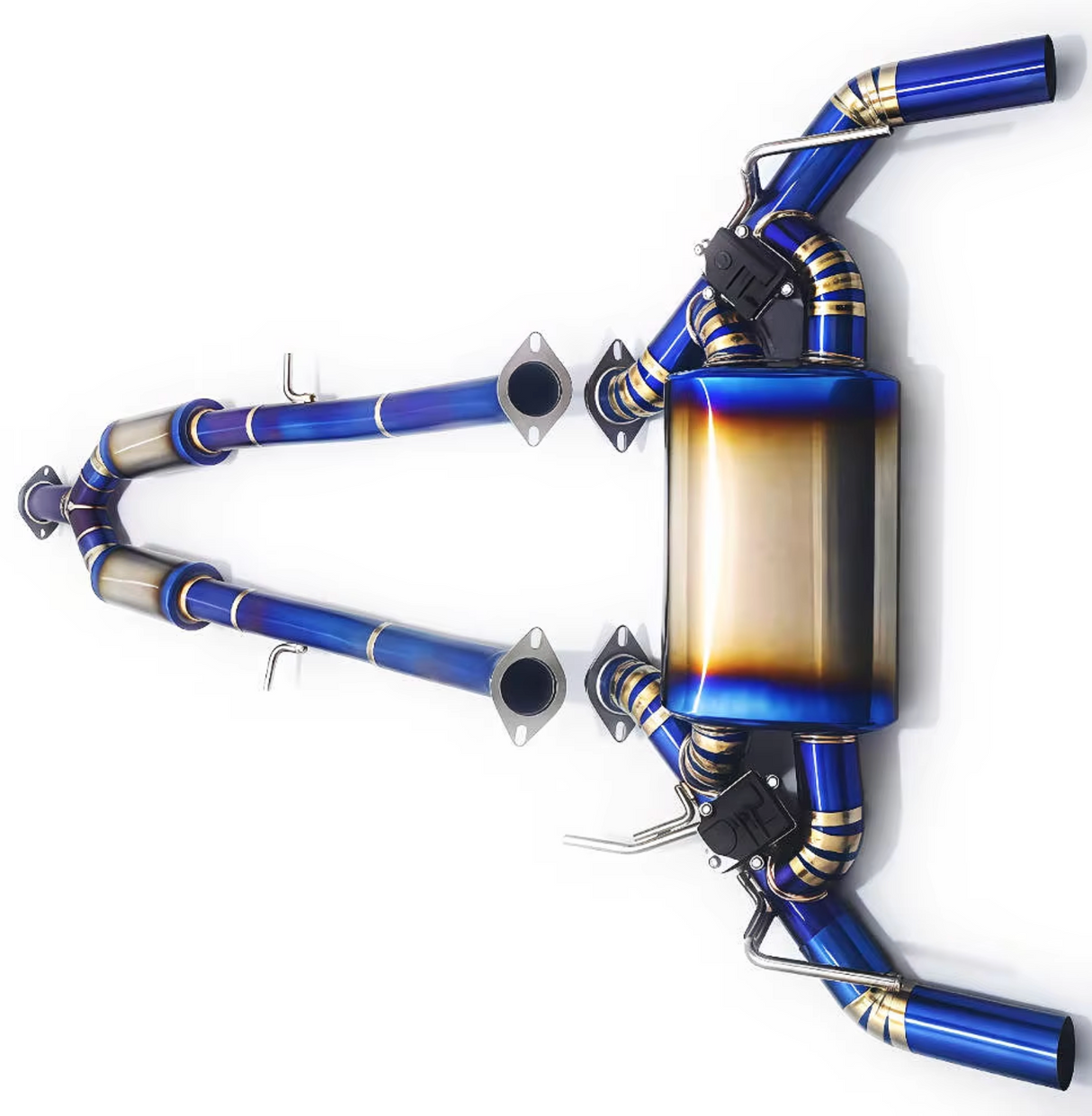 Kingman Speed® (09-20) Nissan 370Z Z34 3.7L Blue Titanium Cat-Back Exhaust