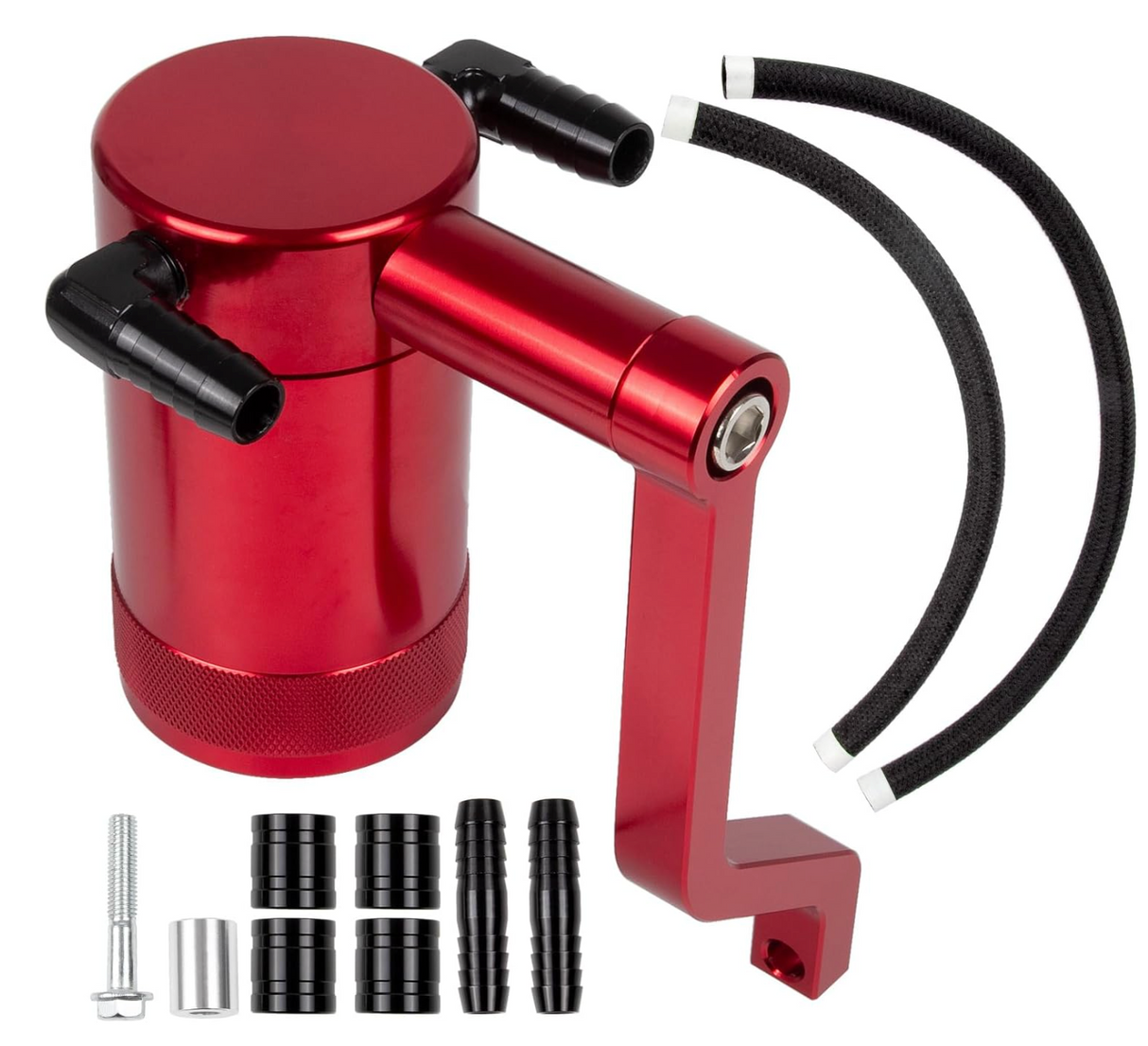 Kingman Speed® (11-23) Mopar 5.7L/6.4L Billet Oil Catch Can Kit with Z-Bracket