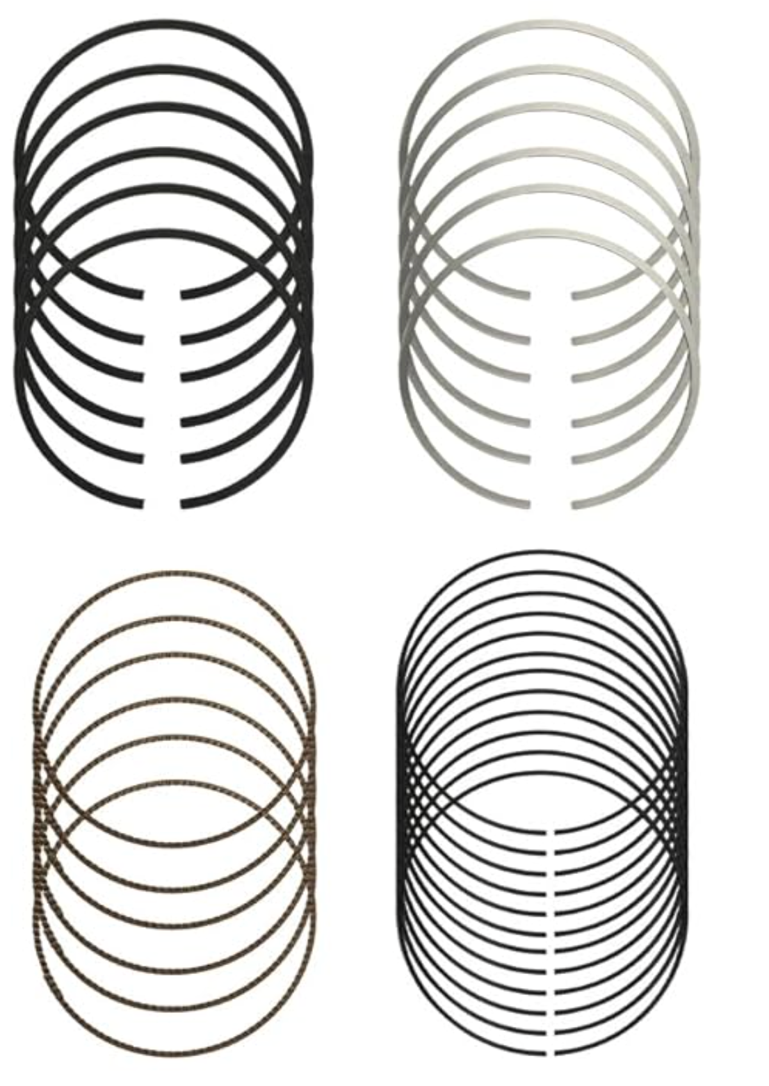 Dodge/Jeep/RAM 3.6L Engine Bearings/Crankshaft/Rods/Pistons Kit

