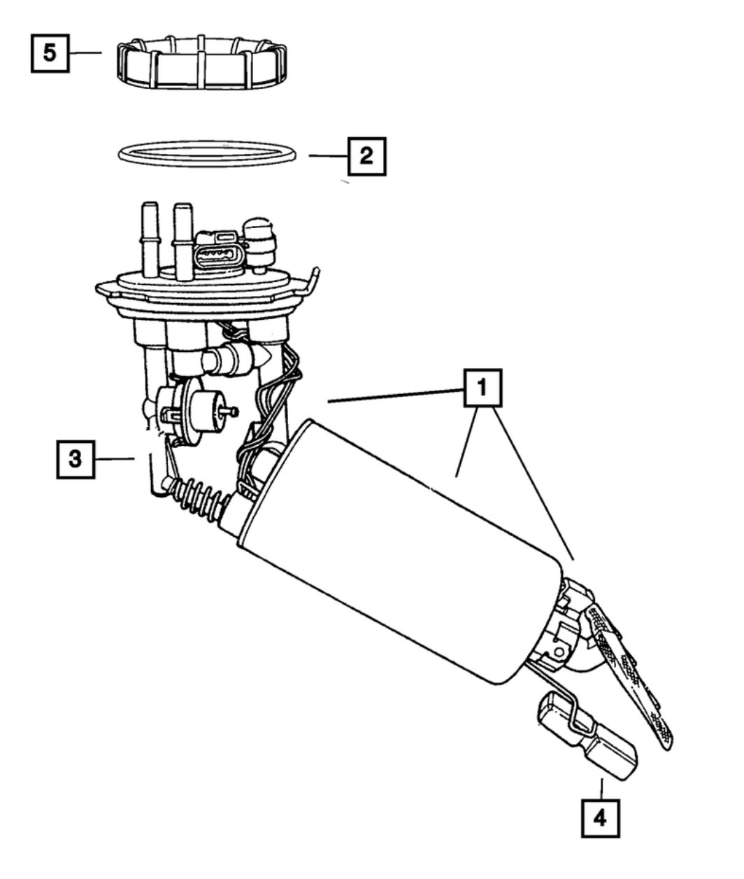 MOPAR® GEN III HEMI OEM Fuel Pressure Regulator (5142345AA)

