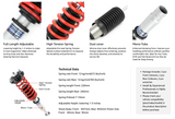 Kingman Speed® (05-10) 300/Challenger/Charger RWD Mono-Tube Adjustable Coilover Kit