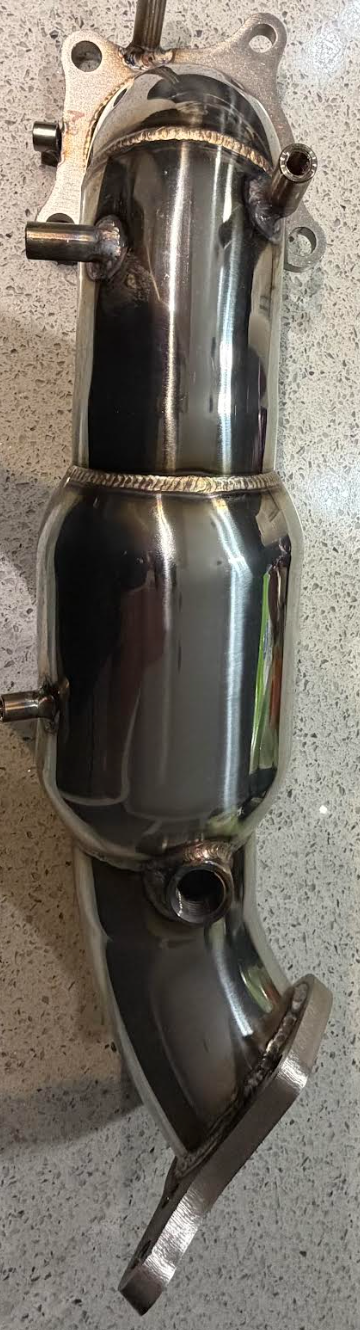 Accord/Civic/Integra 1.5L L15B 304SS 4.5" 400 Cell Catted Down Pipe