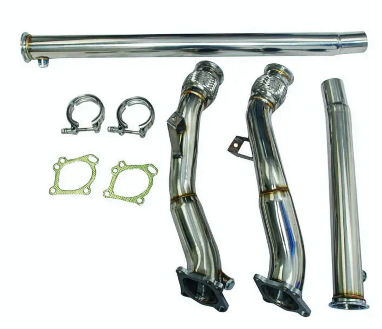 97-02 Audi A6/Allroad/S4 2.7L Catless Exhaust Down Pipes (Manual)