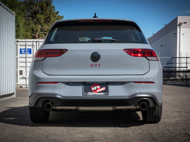 aFe 22-24 Volkswagen GTI MACH Force-Xp 3 to 2-1/2 IN Stainless Steel Cat-Back Exhaust w/Carbon Tips