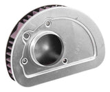 K&N Replacement Unique Air Filter 6.625in L x 4.75in W x 1.625in H with 1 Flange for Harley-Davidson