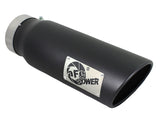 aFe Diesel Exhaust Tip Bolt On Black 4in Inlet x 5in Outlet x 15in