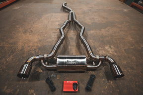 Valvetronic Designs® Toyota GR Supra A90/A91 Valved Sport Cat-Back Exhaust with 4" OD Tips