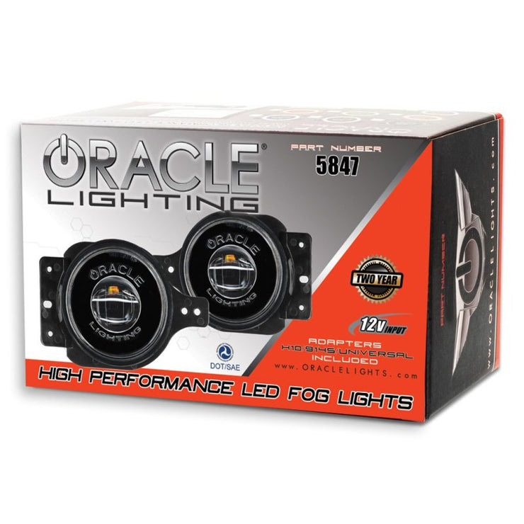 Oracle Jeep Wrangler JL/Gladiator JT Sport High Performance W LED Fog Lights - White