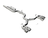 MBRP 2022 Volkswagen Golf R MK8 3in Cat-Back Quad Split Rear Valve Delete Exhaust