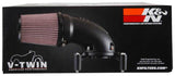 K&N 01-17 Harley-Davidson Softail / Dyna FI Performance Air Intake System Silver