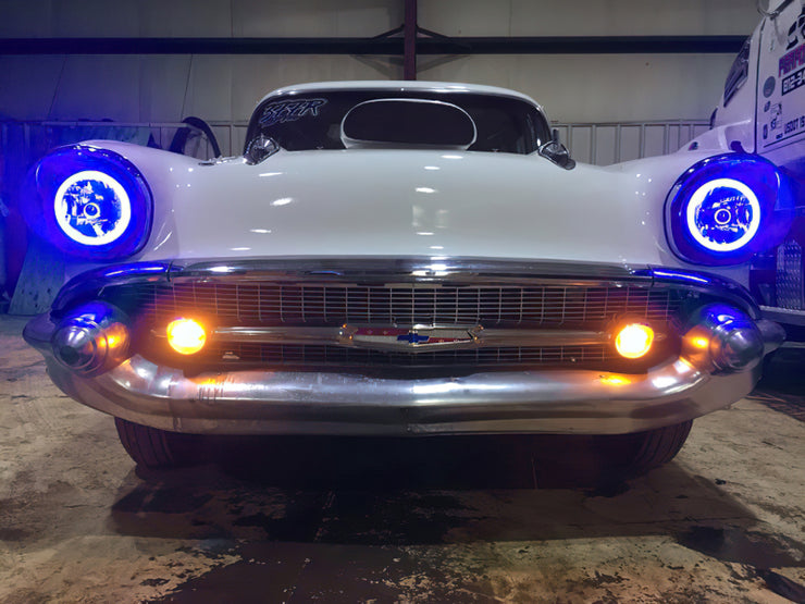 Oracle Pre-Installed Lights 7 IN. Sealed Beam - Blue Halo