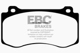 EBC 05-10 Chrysler 300C 6.1 SRT8 Redstuff Front Brake Pads