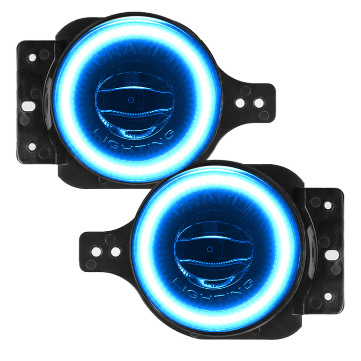 Oracle Jeep Wrangler JL/JT Sport High Performance W LED Fog Lights - ColorSHIFT w/o Controller