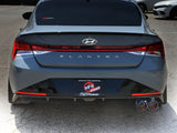 aFe Takeda Axle-Back Exhaust System Hyundai Elantra N Line 21-25 L4-1.6L- Blue Flame Tip