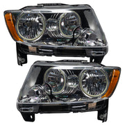 Oracle 11-13 Jeep Grand Cherokee SMD HL (Non-HID) - Chrome - ColorSHIFT w/o Controller