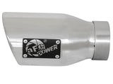 aFe MACH Force-Xp Universal Exhaust Tip 3 IN Inlet x 4-1/2 IN Outlet x 9 IN L- Polished Tip