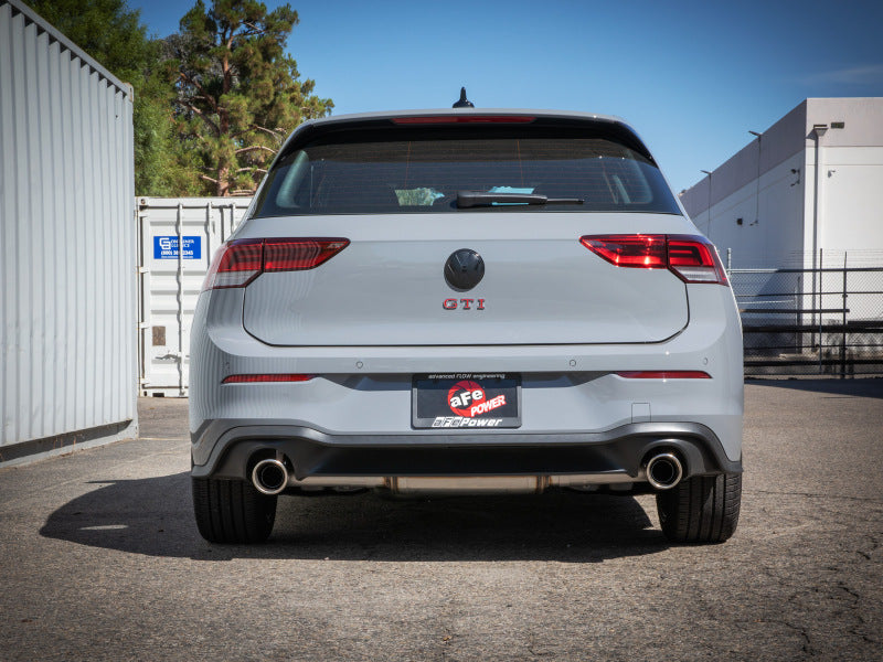 aFe 22-24 Volkswagen GTI MACH Force-Xp 3 to 2-1/2 IN Stainless Steel Cat-Back Exhaust w/Polished Tip
