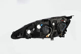 ANZO 2005-2006 Acura RSX Projector Headlights w/ Halo Black