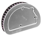 K&N Replacement Unique Air Filter 6.625in L x 4.75in W x 1.625in H with 1 Flange for Harley-Davidson
