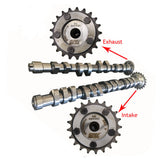 252 / 260 High Performance Camshaft set + FORGED HEAD STUDS SET OF 10 UNITS For VW/AUDI 1.8L 20V