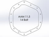 aFe Power Front/Rear Diff Cover Kit w/ Oil 11-19 GM Diesel Trucks V8 (AAM 9.25-12 & AAM 11.5-14)