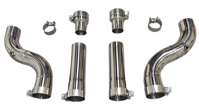 Ford Mustang GT 5.0L S550/S650 304SS 3" Catless Exhaust Mid Pipes

