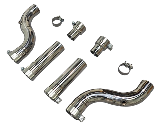 Ford Mustang GT 5.0L S550/S650 304SS 3" Catless Exhaust Mid Pipes

