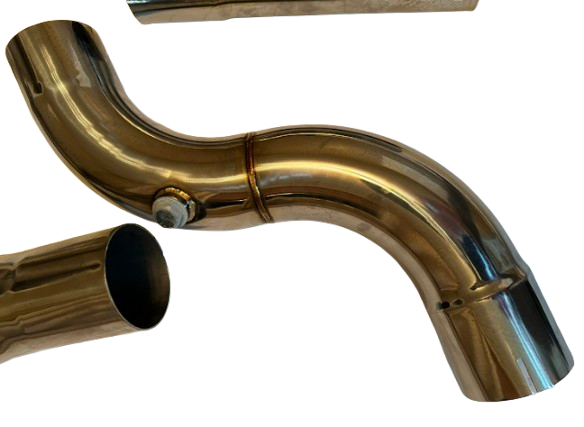 Ford Mustang GT 5.0L S550/S650 304SS 3" Catless Exhaust Mid Pipes

