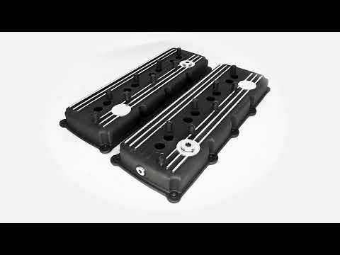 CFR Performance GEN III HEMI Hellcat Conversion Rocker Arm Valve Covers with Oil Filler Tube Holes