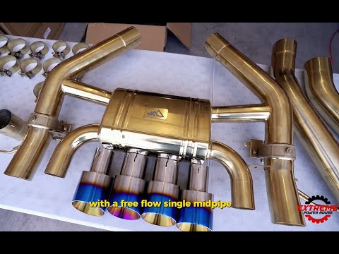 Mastery of Art & Design (20-25) BMW M3 G80/M4 G82 Cat/Res Delete Titanium Mid-Pipe