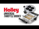 Holley® #112-593 EFI Dominator Flange 2550CFM Throttle Body