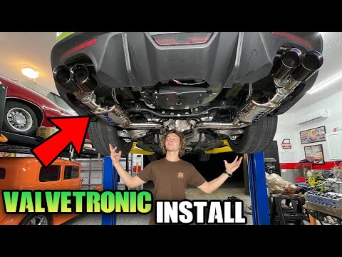 Valvetronic Designs® Ford Mustang GT S550 Valved Sport Cat-Back Exhaust with 4" OD Tips