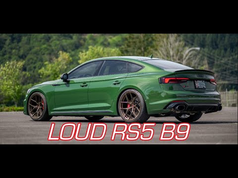 Valvetronic Designs® Audi RS5 B9 Valved Sport Titanium Cat-Back Exhaust with 4" OD Tips