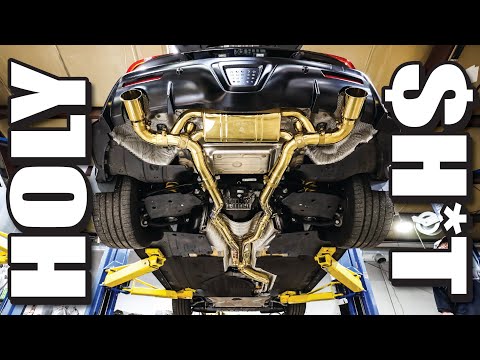 Valvetronic Designs® Toyota GR Supra A90/A91 Valved Sport Cat-Back Exhaust with 4" OD Tips
