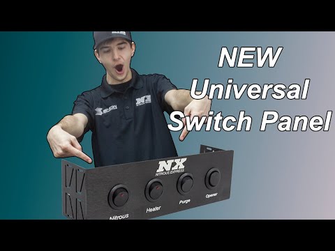 Nitrous Express® Custom Switch Panel - Universal (Single) DIN