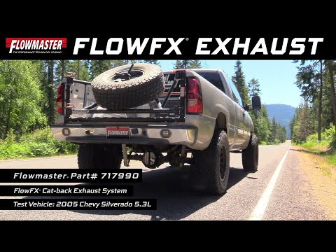 Flowmaster® (99-06) Silverado/Sierra 4.3L/4.8L/5.3L Flow FX Cat-Back Exhaust with Dual Same Side Exit