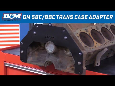 B&M® #30497 SBC/BBC to Buick/Oldsmobile/Pontiac TH350/TH400/TH700R Adapter Plate