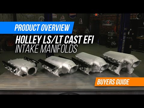 Holley® #300-680 GM LS3/L92 Ultra Lo-Ram Satin Intake Manifold for LS 105mm Throttle Body