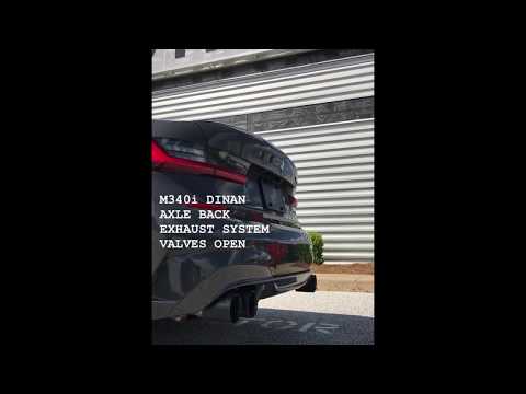 Dinan® (20-24) BMW M340i/M440i 304SS 3" Free Flow Axle-Back Exhaust with 4" OD Black Tips