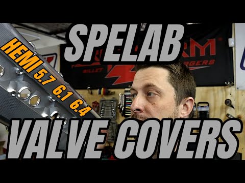 SPELAB® GEN III HEMI Billet Aluminum Valve Covers
