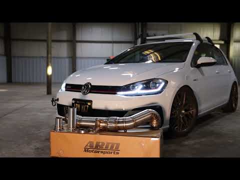 ARM Motorsports® (15-21) Audi A3 8V/Golf MK7 4.5" Catted Down Pipe Kit