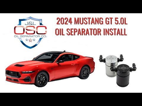J&L® (24-25) Ford Mustang GT S650 3.0 PCV Side Oil Separator Kit