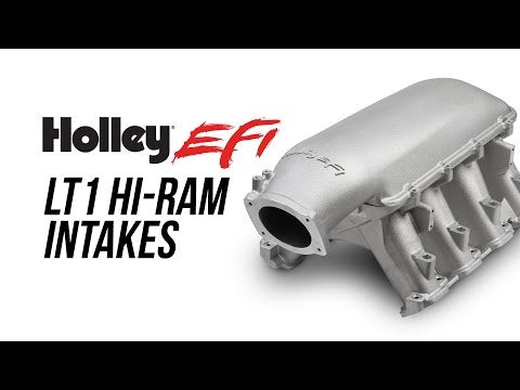 Holley® #300-141 GM GEN V LT1 Hi-Ram Intake Manifold with 92mm LS Throttle Body (Longitudinal Mount)