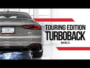 Awe Tuning® (18-19) Audi RS5 Coupe B9 Touring Edition Cat-Back Exhaust with Diamond Black RS-style Tips