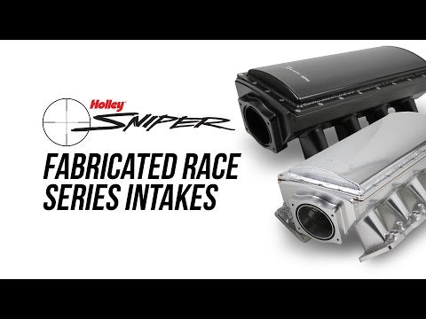 Holley® #832142 GM LS1/LS2/LS6 Sniper EFI Fabricated Race Series Intake Manifold with Fuel Rails