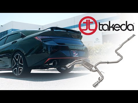 Takeda® (22-24) Hyundai Elantra N 304SS 3" Cat-Back Exhaust with 5" OD Tips